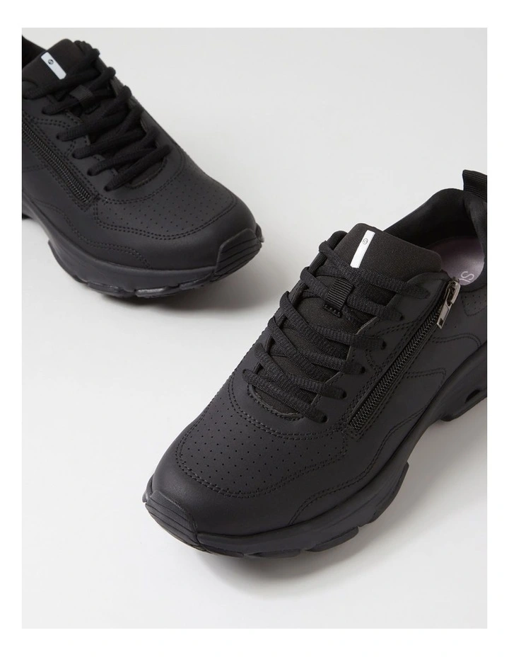 Willin Black Fabric Sneakers image 5