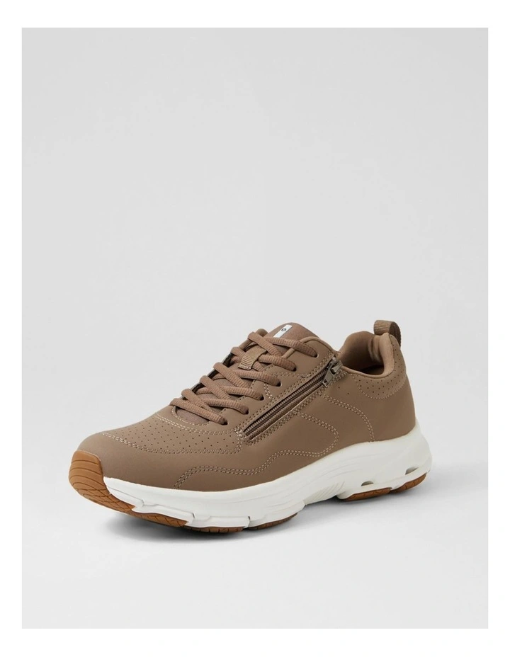 Willin Taupe Fabric Sneakers image 2