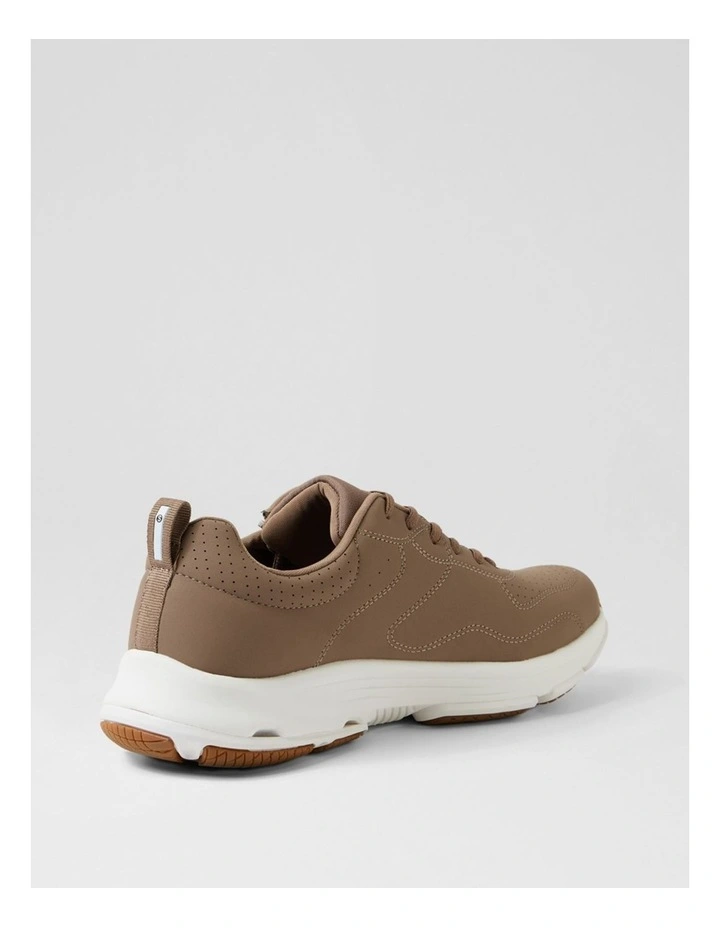 Willin Taupe Fabric Sneakers image 3