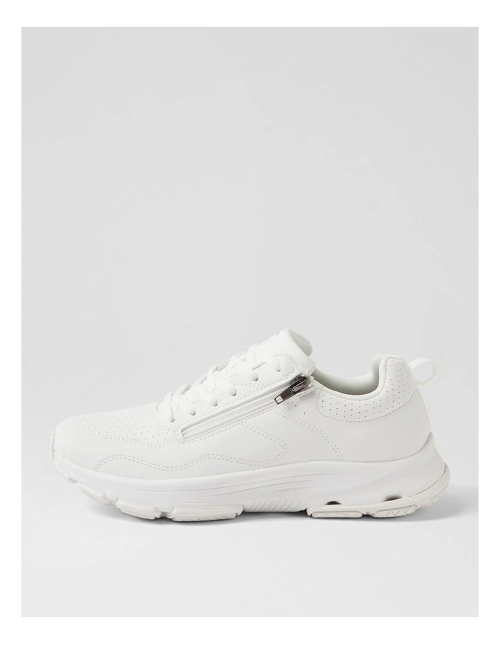 Willin White Fabric Sneakers image 1