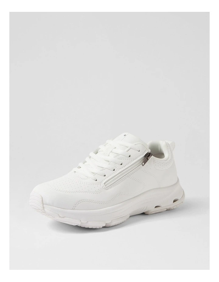 Willin White Fabric Sneakers image 2