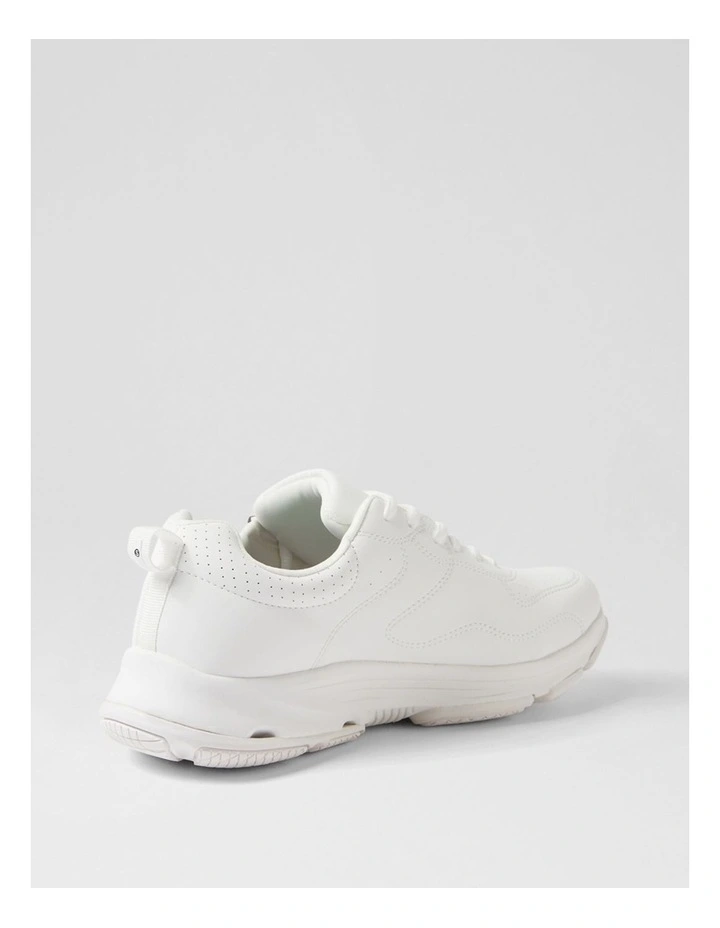 Willin White Fabric Sneakers image 3