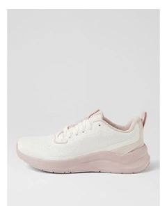 Movement White Light Pink Fabric Sneakers