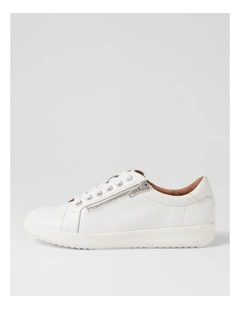 Lillyz White Leather Sneakers