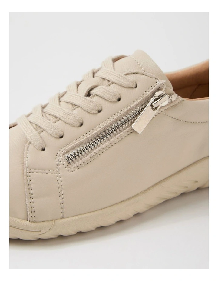 Travi Almond Leather Sneakers image 5