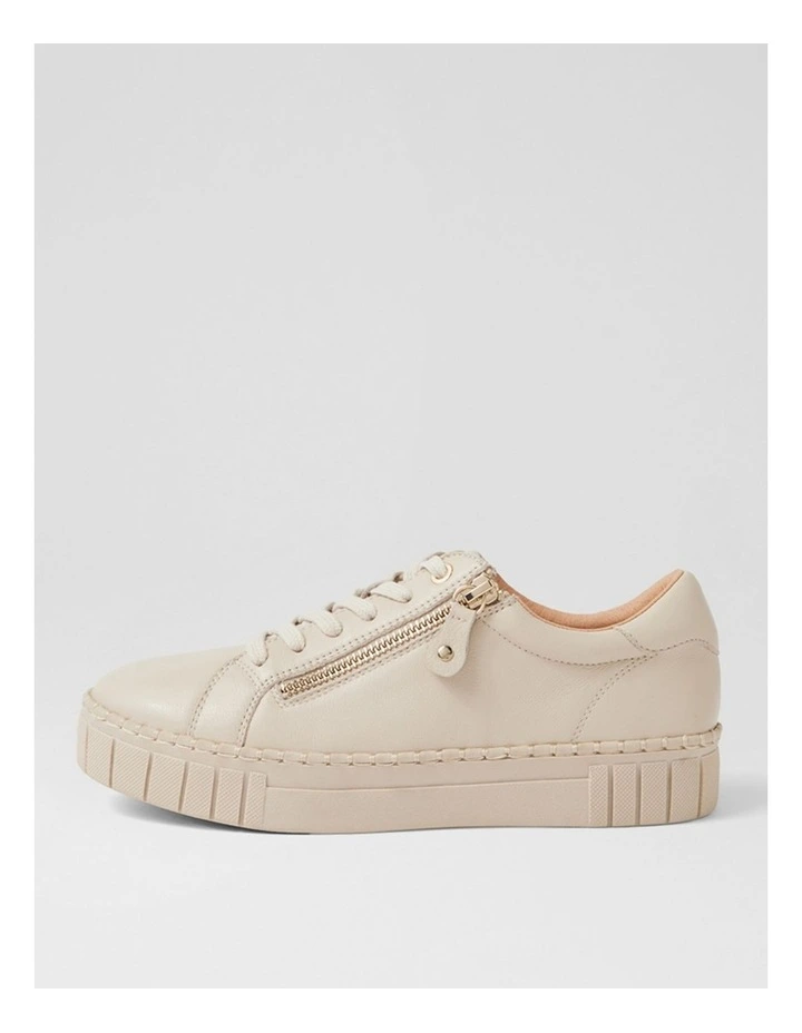 Pagie Almond Leather Sneakers image 1