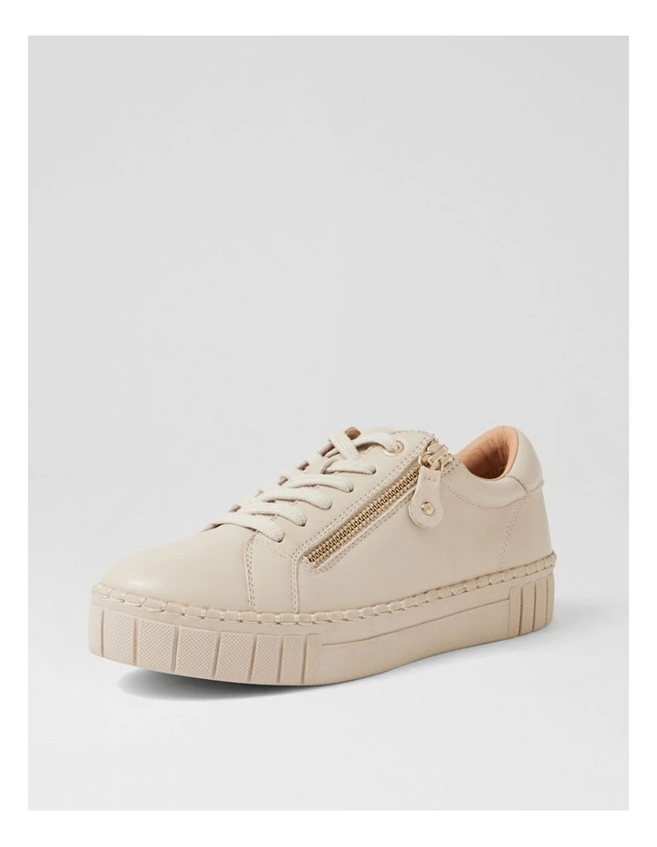 Pagie Almond Leather Sneakers image 2