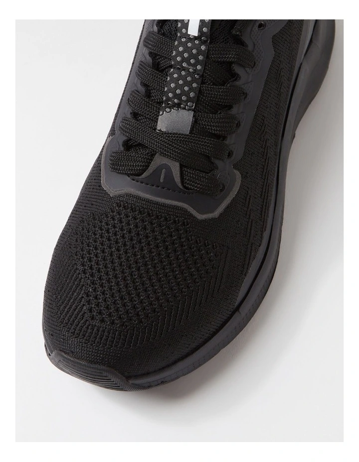 Movement Black Fabric Sneakers image 4