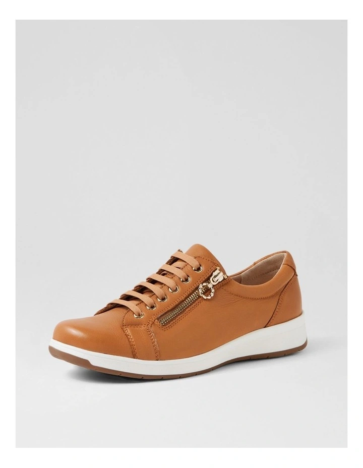 Alvies D New Tan Leather Sneakers image 2