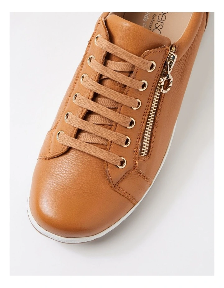 Alvies D New Tan Leather Sneakers image 4