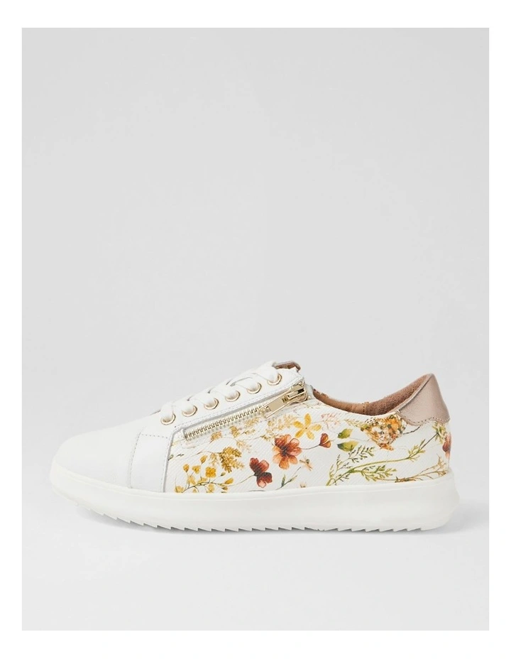 Lillyz White Butterfly Mix Multi Sneakers image 1