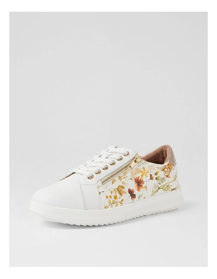 Lillyz White Butterfly Mix Multi Sneakers image 2