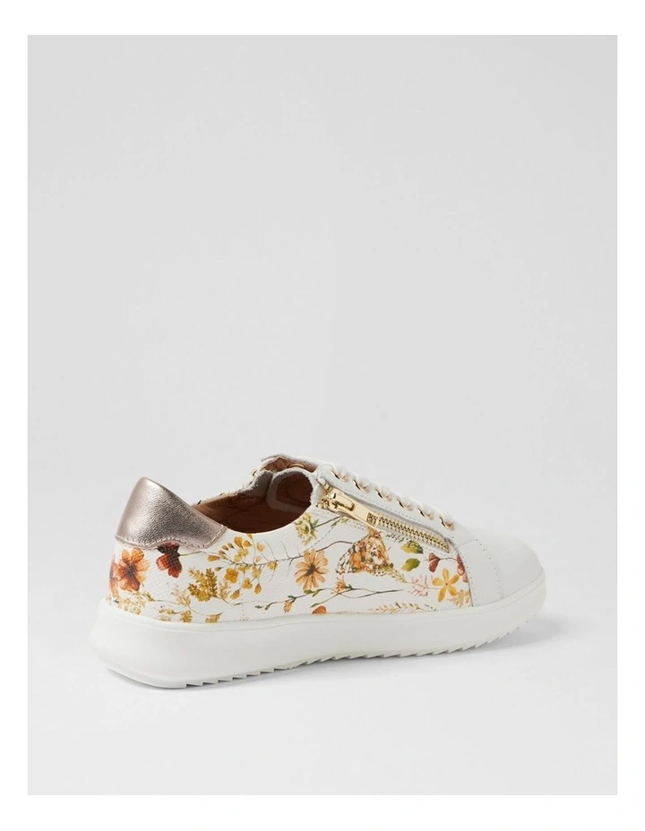 Lillyz White Butterfly Mix Multi Sneakers image 3