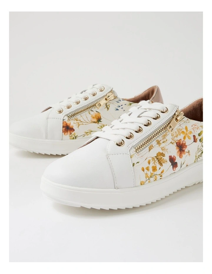 Lillyz White Butterfly Mix Multi Sneakers image 5