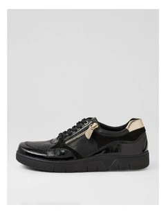 Thaminia D Black Leather Sneakers