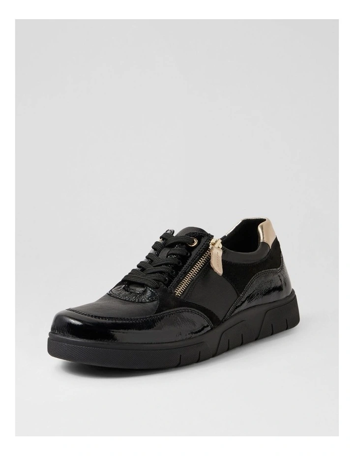Thaminia D Black Leather Sneakers image 2