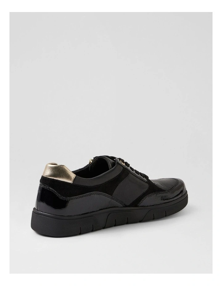 Thaminia D Black Leather Sneakers image 3