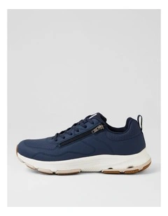 Willin Navy Fabric Sneakers