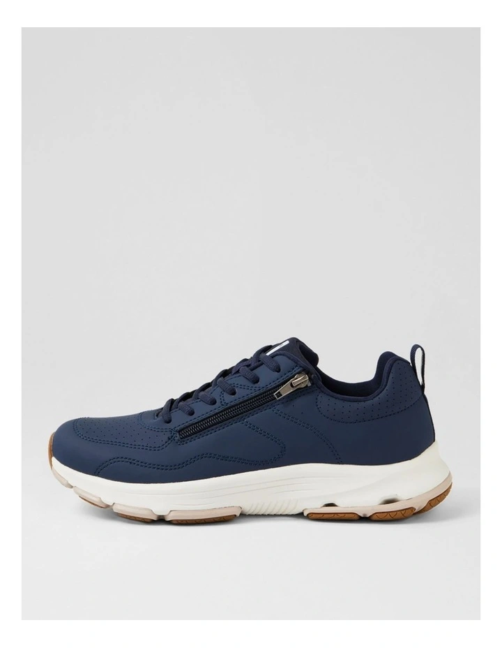 Willin Navy Fabric Sneakers image 1
