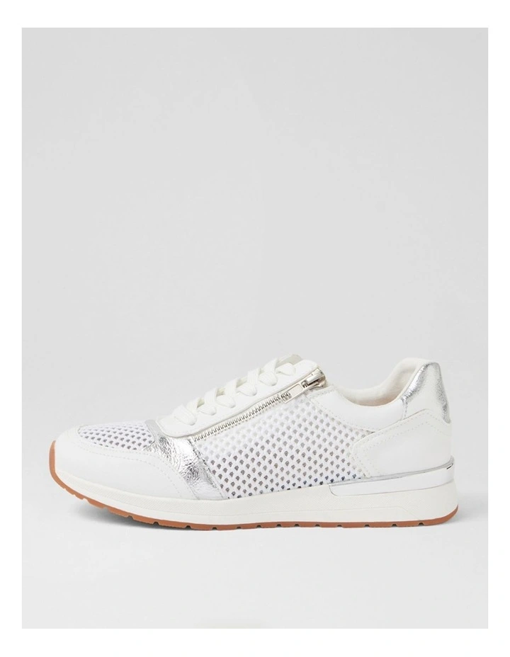 Rellie White Mesh Mix Sneakers image 1