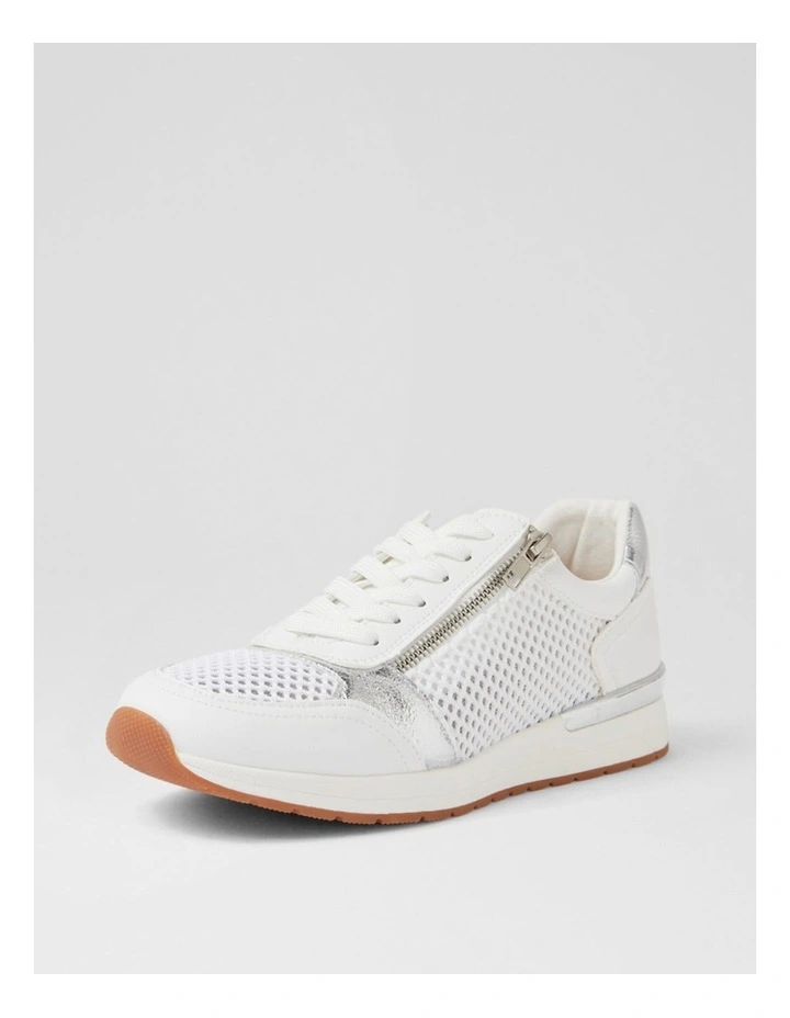 Rellie White Mesh Mix Sneakers image 2