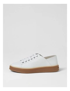 Pianna White Leather Sneakers