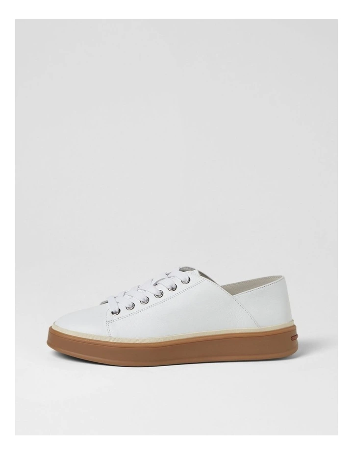 Pianna White Leather Sneakers image 1