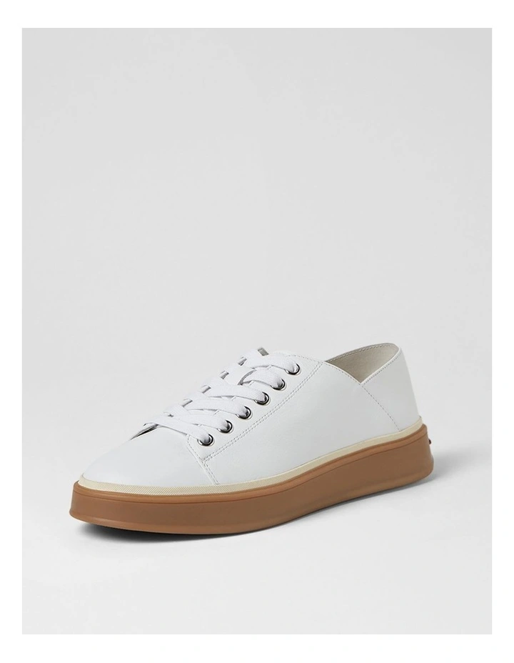 Pianna White Leather Sneakers image 2