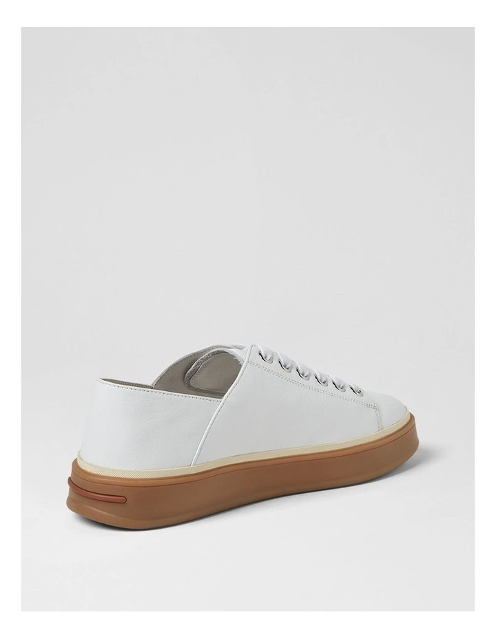 Pianna White Leather Sneakers image 3