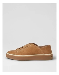 Pianna Tobacco Suede Sneakers