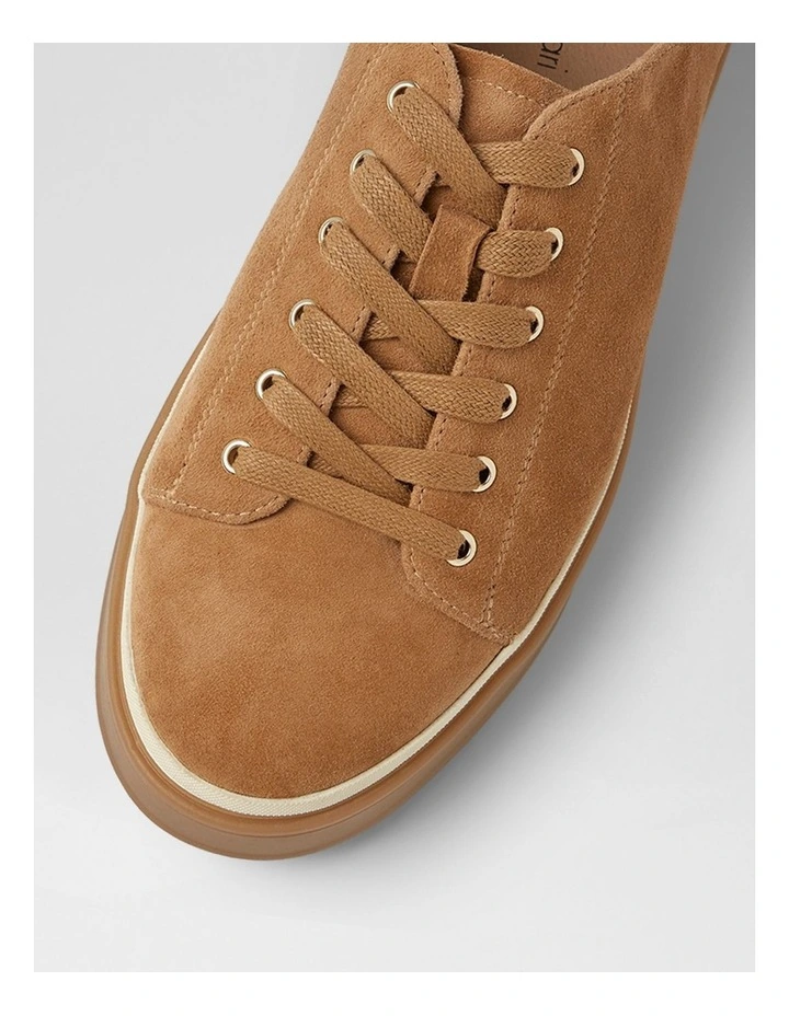 Pianna Tobacco Suede Sneakers image 4