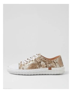Jitarrs Neutral Metallic Snake Sneakers