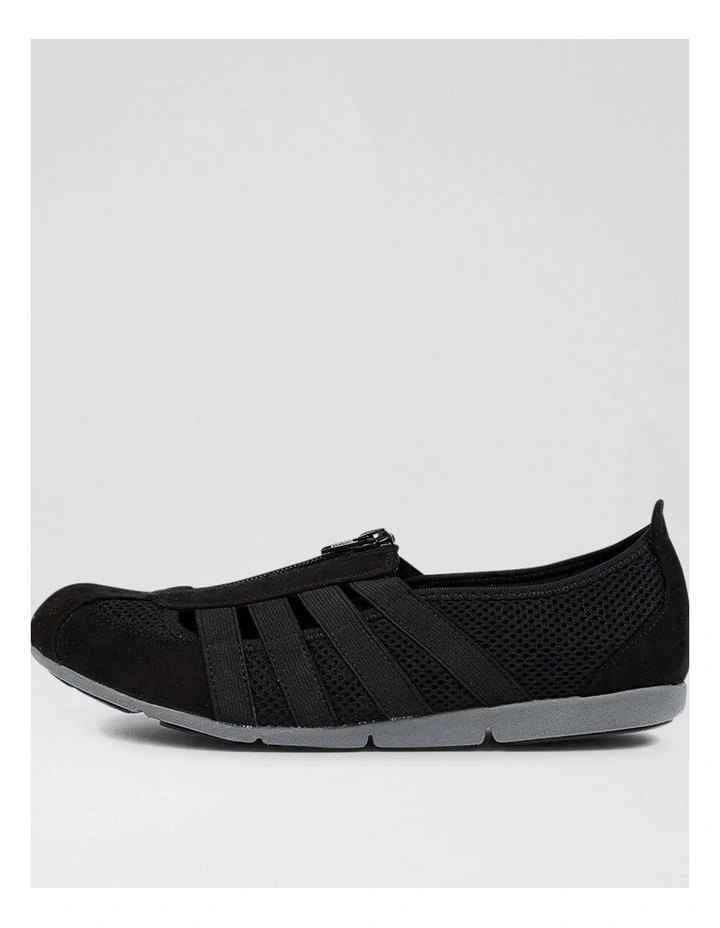 Scottie Black Mesh Sneakers image 1