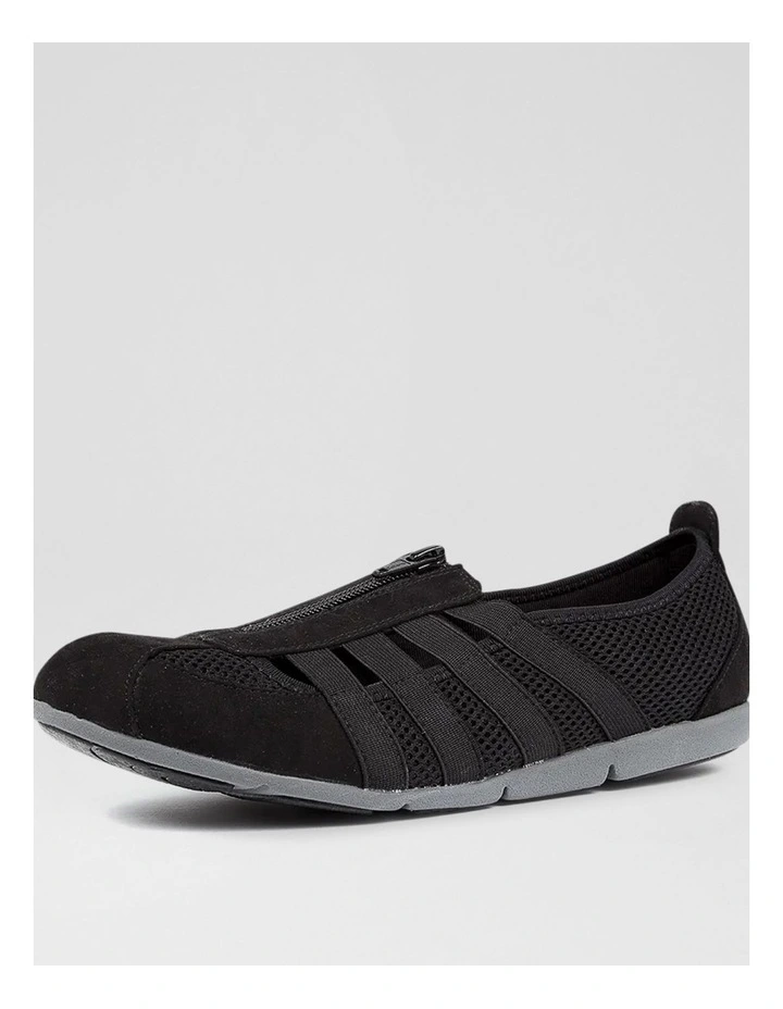 Scottie Black Mesh Sneakers image 2