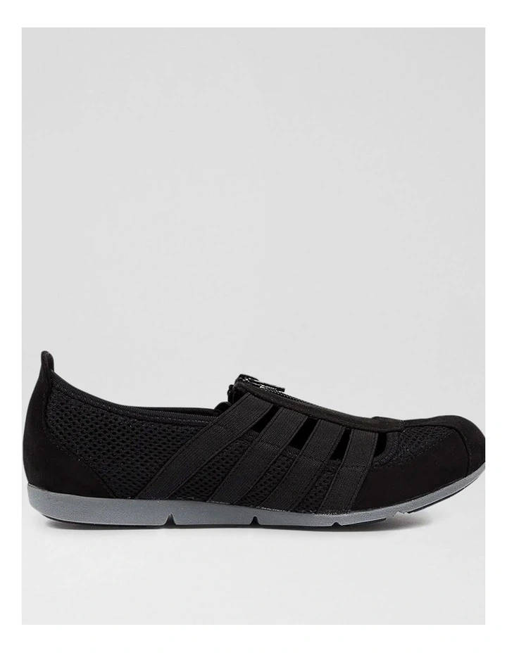 Scottie Black Mesh Sneakers image 3