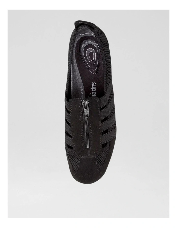 Scottie Black Mesh Sneakers image 5