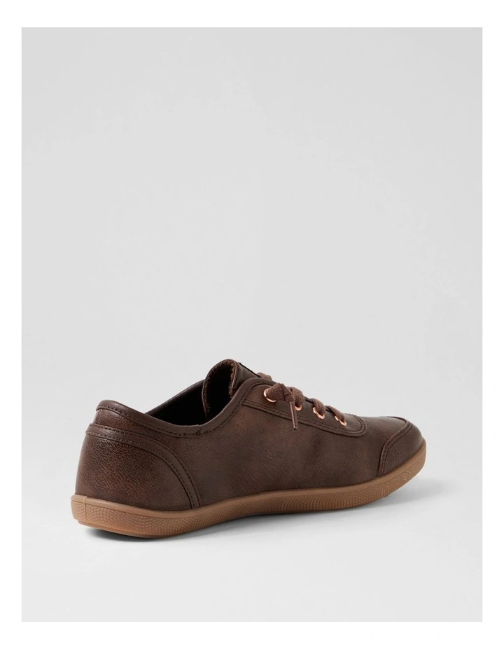 Mynka Lace Ups Choc Sneakers image 3