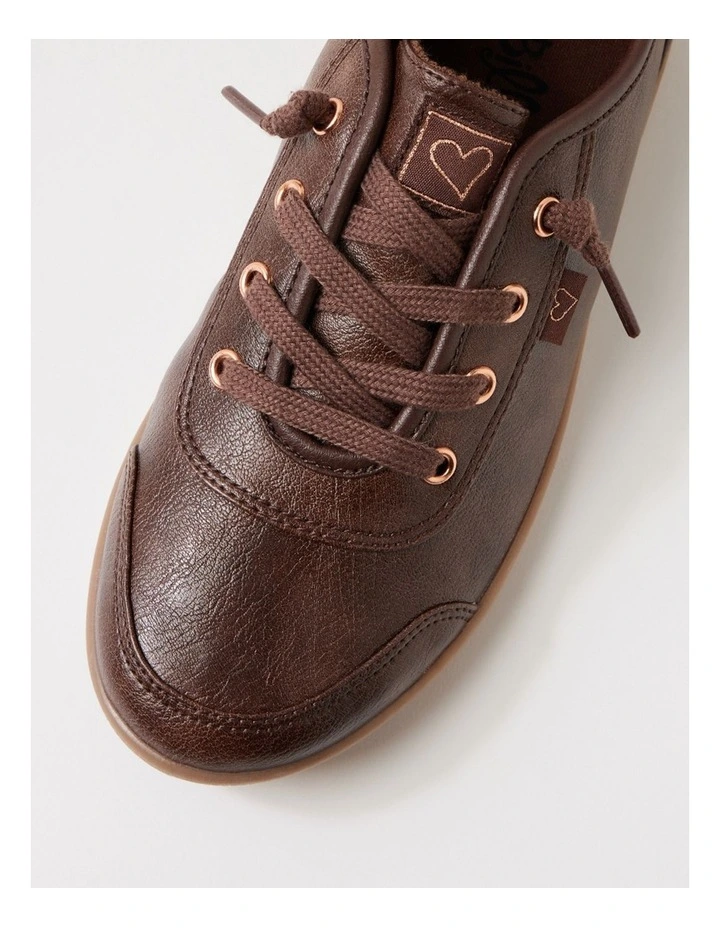 Mynka Lace Ups Choc Sneakers image 4