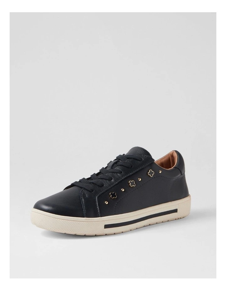 Evening Navy Leather Sneakers image 2