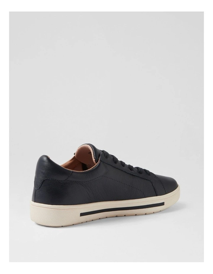 Evening Navy Leather Sneakers image 3