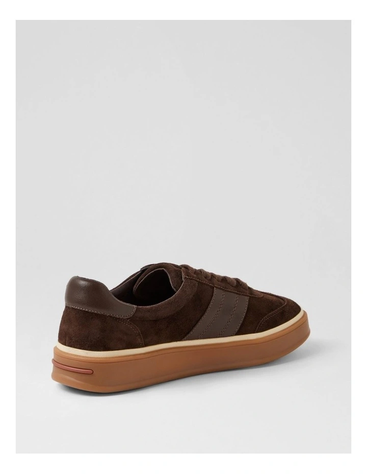 Prayda Choc Leather Sneakers image 3