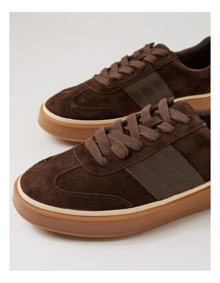Prayda Choc Leather Sneakers image 5