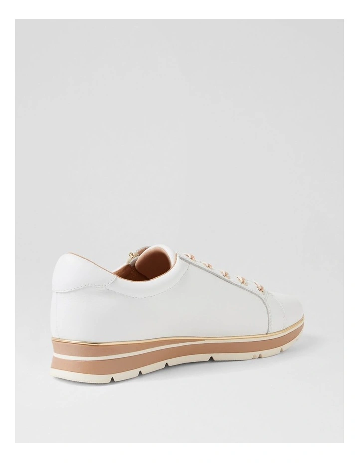 Nanettes White Leather Sneakers image 3
