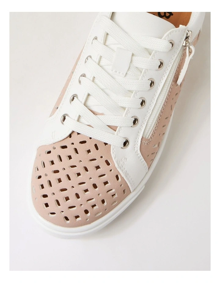 Kolta White Nude Sneakers image 4