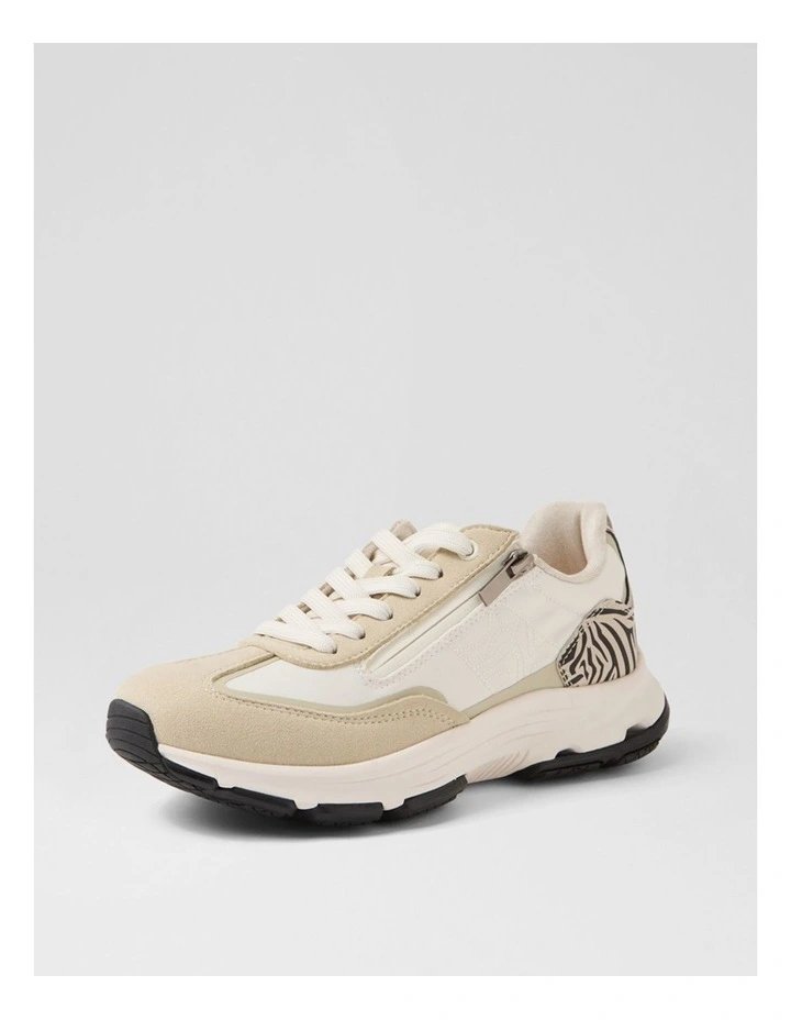 Wendis Off White Multi Sneakers image 2
