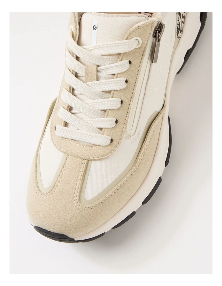 Wendis Off White Multi Sneakers image 4