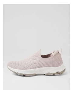 Walking Light Mauve Knit Sneakers