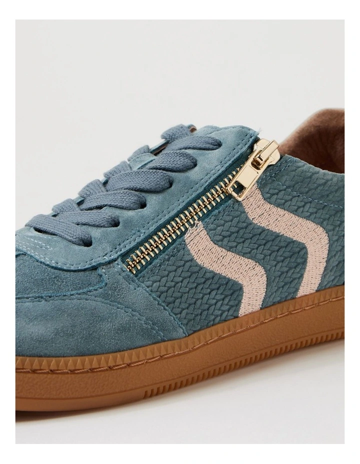 Darcys Dusty Denim Leather Sneakers image 5