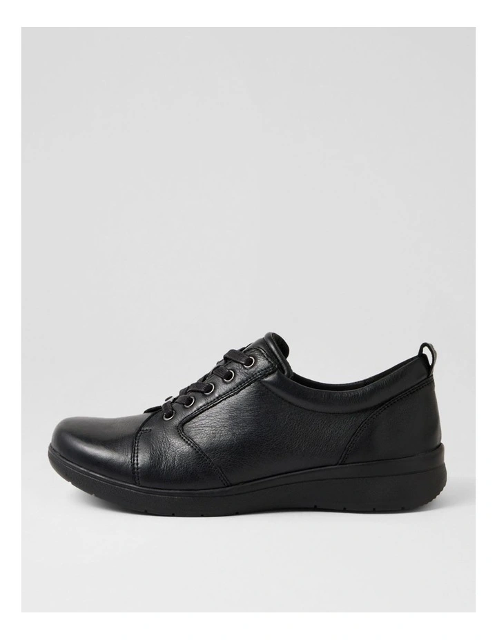 Alishie D Black Leather Sneakers image 1