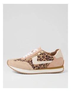 Vixons Light Taupe Leopard Multi Sneakers